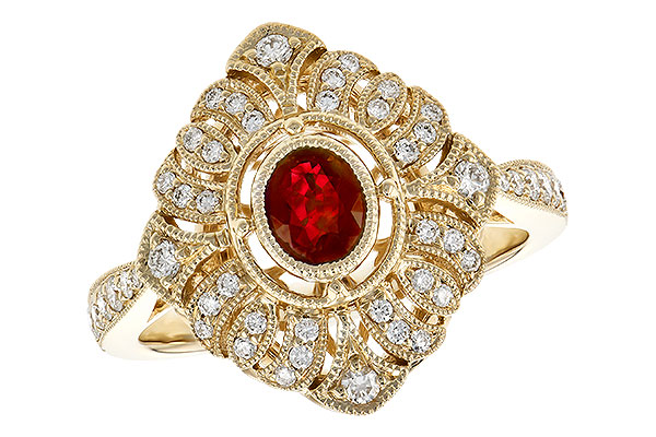 F327-93940: LDS RG .42 RUBY .80 TGW (5x4MM RUBY)