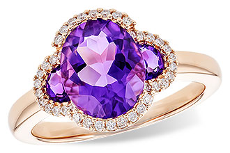 F328-83022: LDS RG 2.44 TW AMETHYST 2.60 TGW