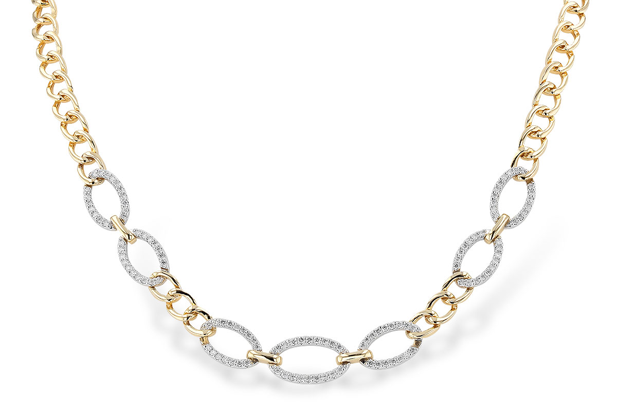 F328-83949: NECKLACE 1.12 TW (17")