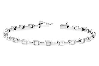 F328-86676: BRACELET .90 TW BAGUETTE