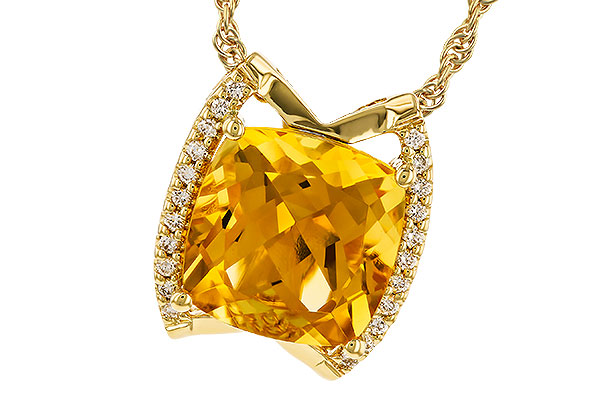 F328-86722: NECK 3.74 CITRINE 3.85 TGW (10MM CUSHION)