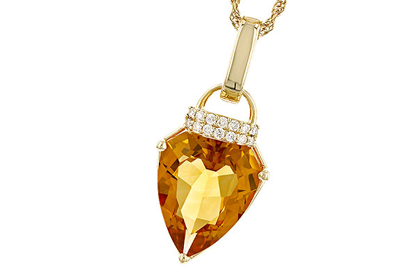 F328-88531: NECKLACE 3.12 CITRINE 3.18 TGW (12x10MM CIT)