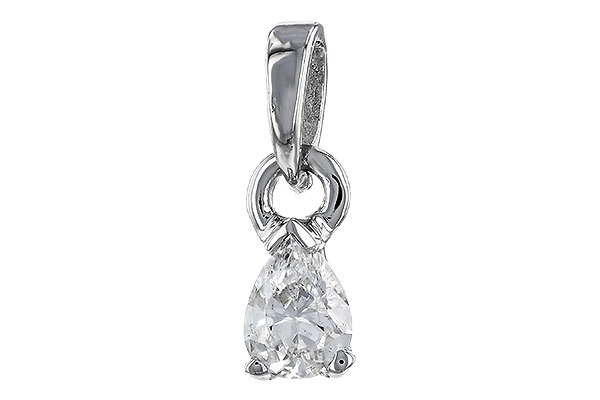 F329-74849: PENDANT .14 PEAR SHAPE