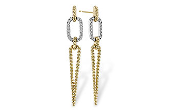 F329-74858: EARRINGS .20 TW