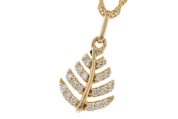 F329-74904: NECKLACE .15 TW