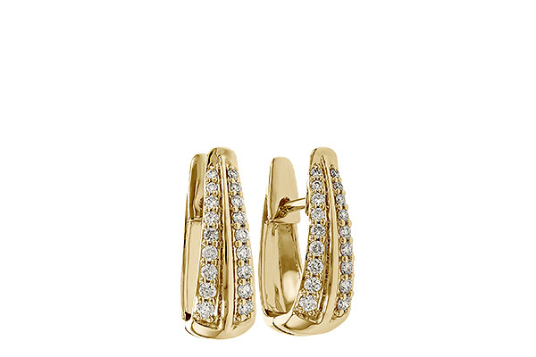 F329-75776: EARRINGS .25 TW