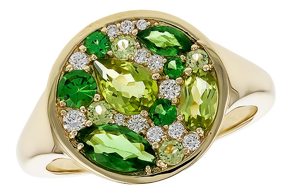 F329-76658: LDS RG 1.34 TW SEMI-PRECIOUS (TSAV, PER) 1.50 TGW