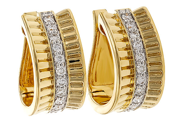 F329-78476: EARRINGS .28 TW