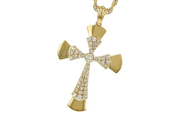 F329-79404: NECKLACE .36 TW