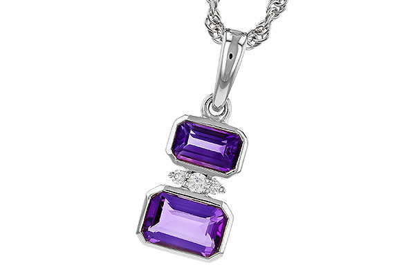 F329-81213: NECK .72 TW AMETHYST .75 TGW