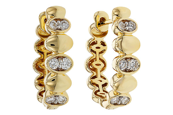 F329-81258: EARRINGS .36 TW