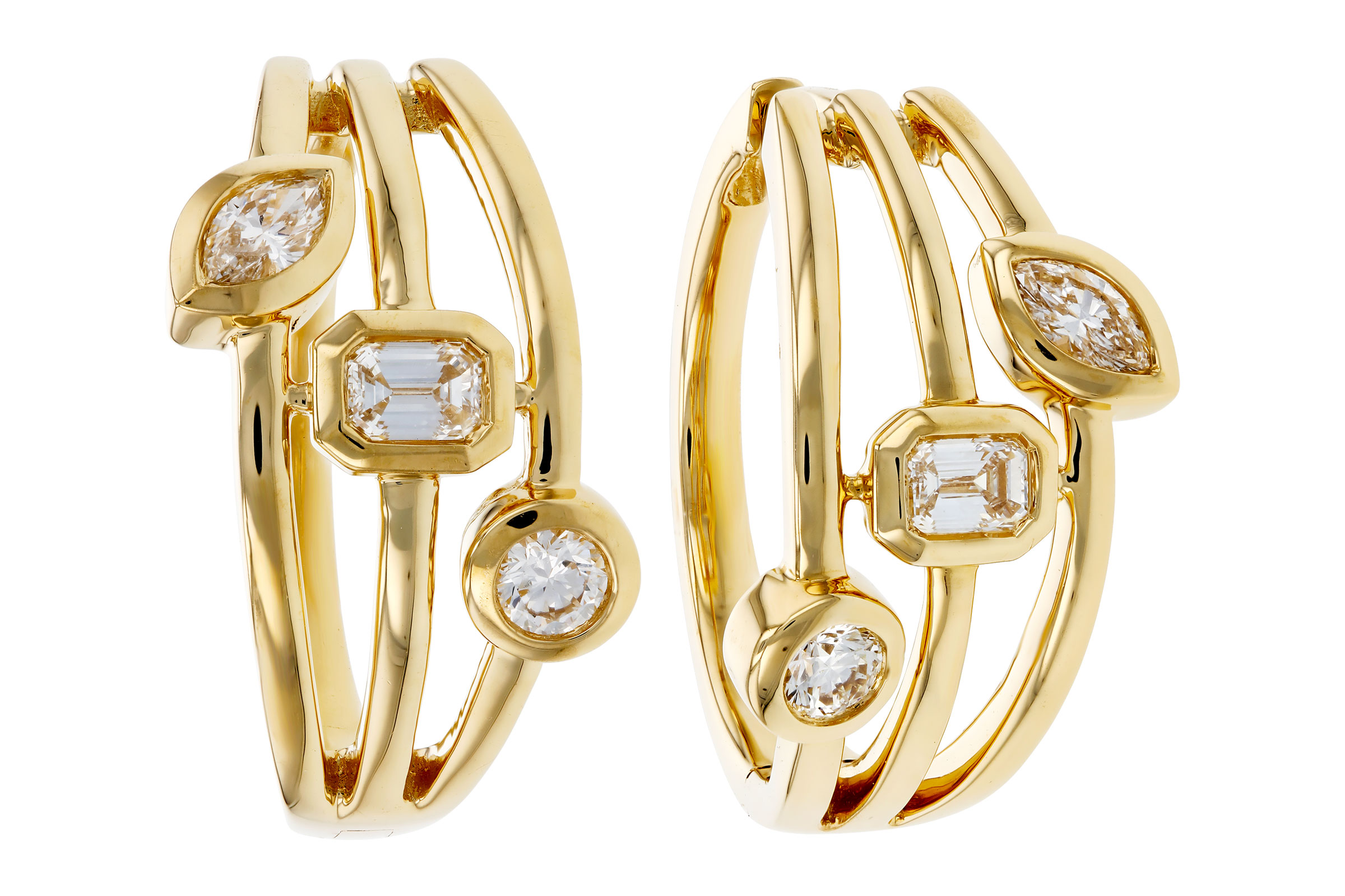 F330-64876: EARRINGS .45 TW (BR/EC/MQ)