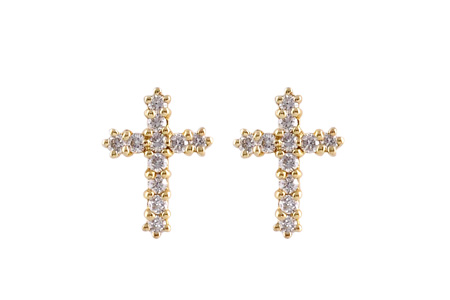 G055-25785: EARRINGS .15 TW