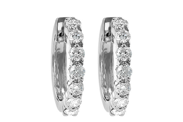 G240-66658: EARRINGS 1.00 CT TW