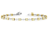 G243-42176: BRACELET 2.80 YELLOW DIA 4.01 TW