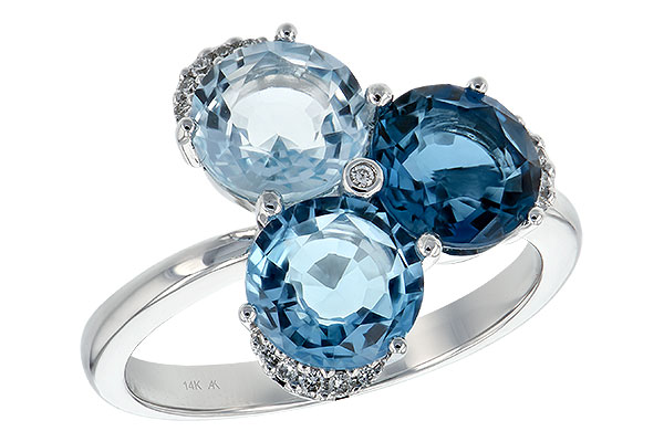 G244-28540: LDS RG 4.02 BLUE TOPAZ 4.07 TGW