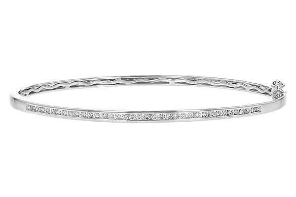 G244-32131: BANGLE BRACELET .50 TW