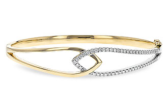 G244-34894: BANGLE BRACELET .50 TW