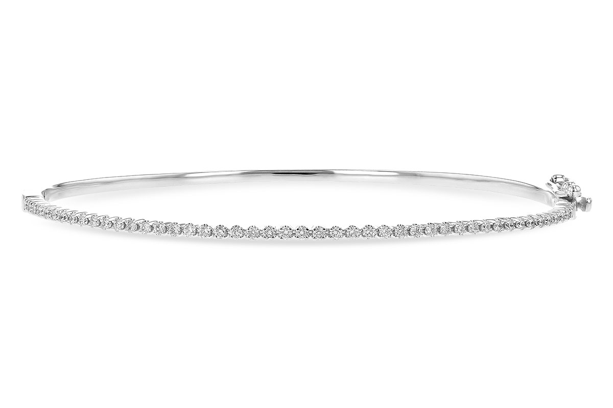 G245-26713: BANGLE BRACELET .50 TW