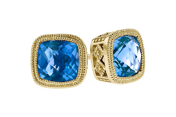 G327-92094: EARR 2.20 TW BLUE TOPAZ