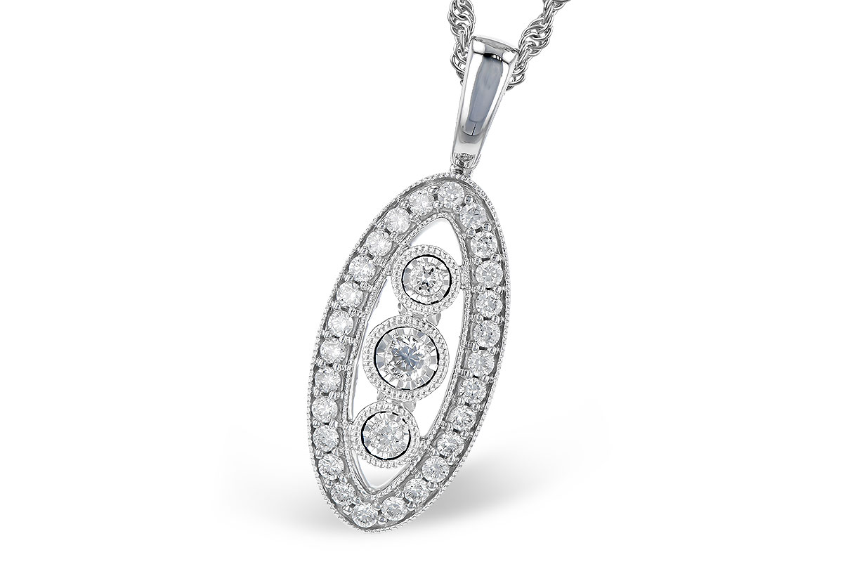 G327-92167: NECKLACE .34 TW