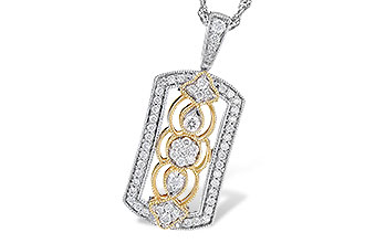 G327-96713: NECKLACE .33 TW