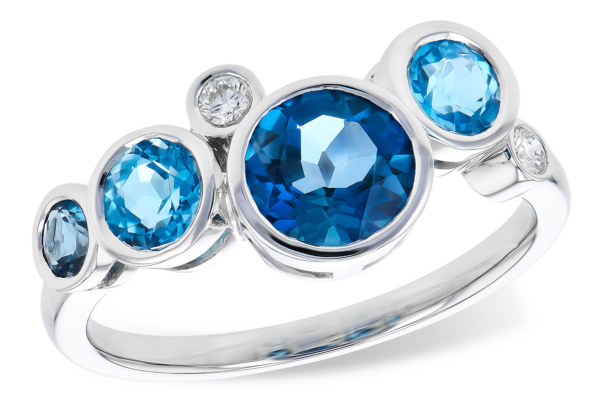 G327-97613: LDS RG 1.40 TW BLUE TOPAZ 1.45 TGW