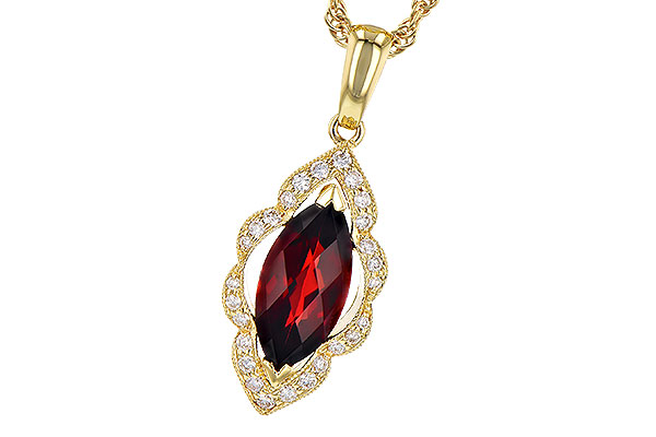 G327-98467: NECK 1.25 GARNET 1.36 TGW