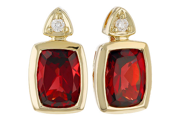 G328-85794: EARR 1.90 TW GARNET 1.94 TGW