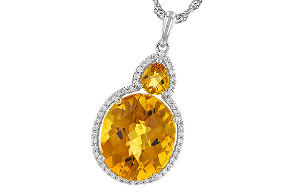 G328-86676: NECK 5.70 TW CITRINE 5.85 TGW (13x11 OVAL)