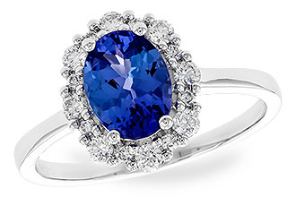 G328-86713: LDS RG 1.02 TANZANITE 1.30 TGW (8x6 OVAL)
