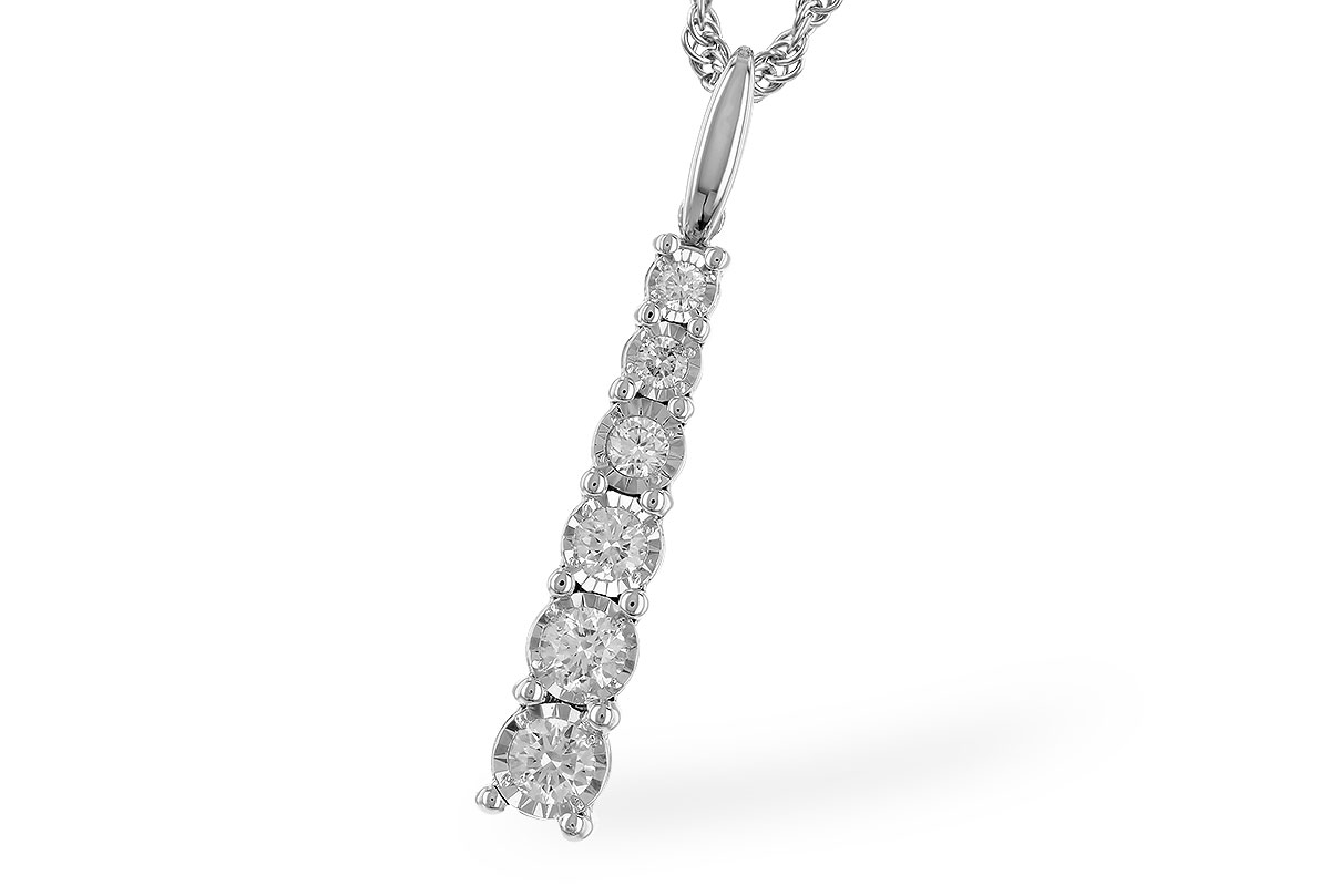 G328-90285: NECKLACE .25 TW