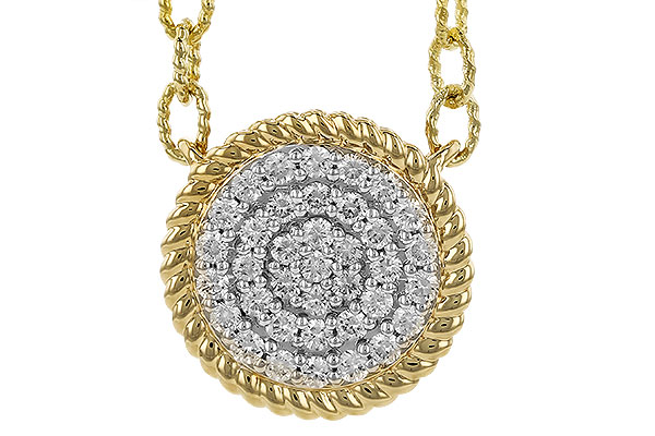 G328-90313: NECKLACE .32 TW (18")