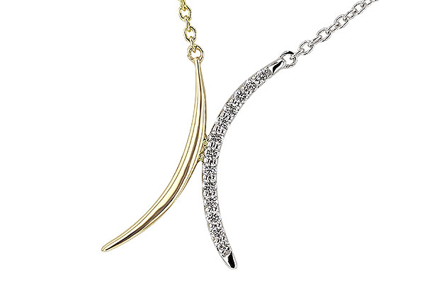 G329-73031: NECKLACE .14 TW (18")