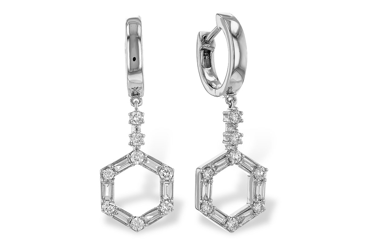 G329-73931: EARRINGS .23 BAG .60 TW