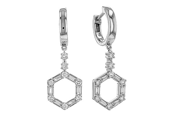 G329-73931: EARRINGS .23 BAG .60 TW