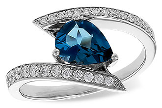 G329-73940: LDS RG 1.04 LONDON BLUE TOPAZ 1.28 TGW (8x6MM)