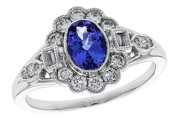 G329-73967: LDS RG .80 TANZANITE 1.20 TGW (7x5MM OV)