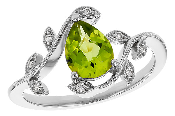 G329-74885: LDS RG 1.16 PERIDOT 1.22 TGW (8x6MM PER)