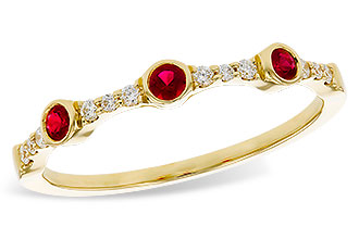 G329-75776: LDS WED RG .15 RUBY .24 TGW