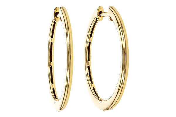 G329-80294: GOLD EARRINGS (24MM)