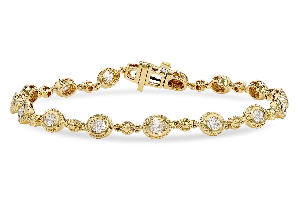 G329-80349: BRACELET 1.25 TW OVAL DIAS (7")