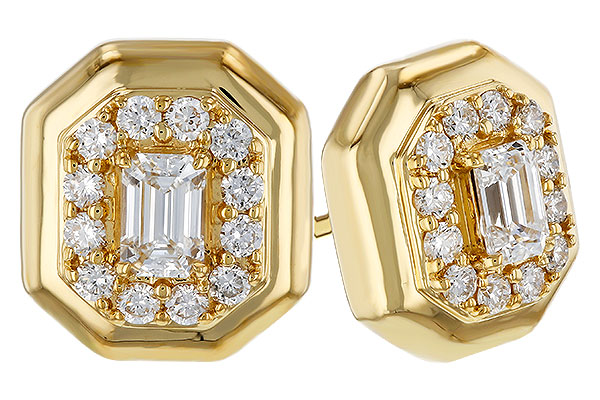 G329-81267: EARRINGS .30 TW E.C. .56 TW