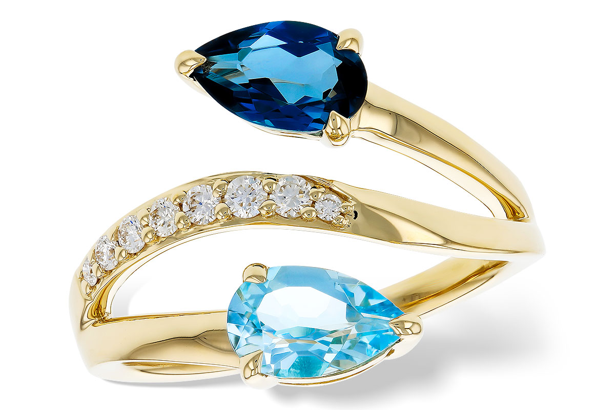 G330-63940: LDS RG 3.56 TW BLUE TOPAZ 3.70 TGW (8x5MM BT)