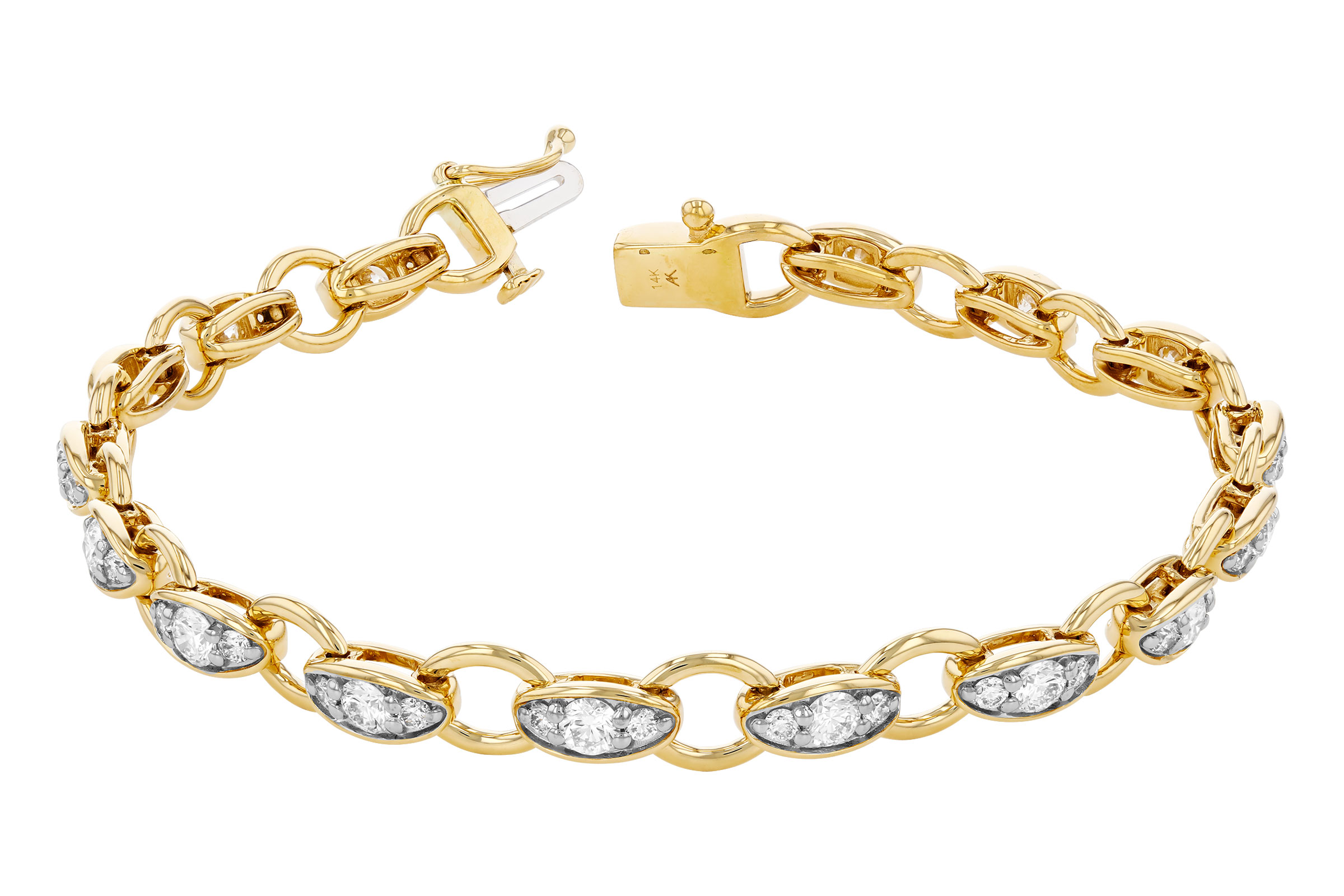 G330-64894: BRACELET 2.20 TW (7")