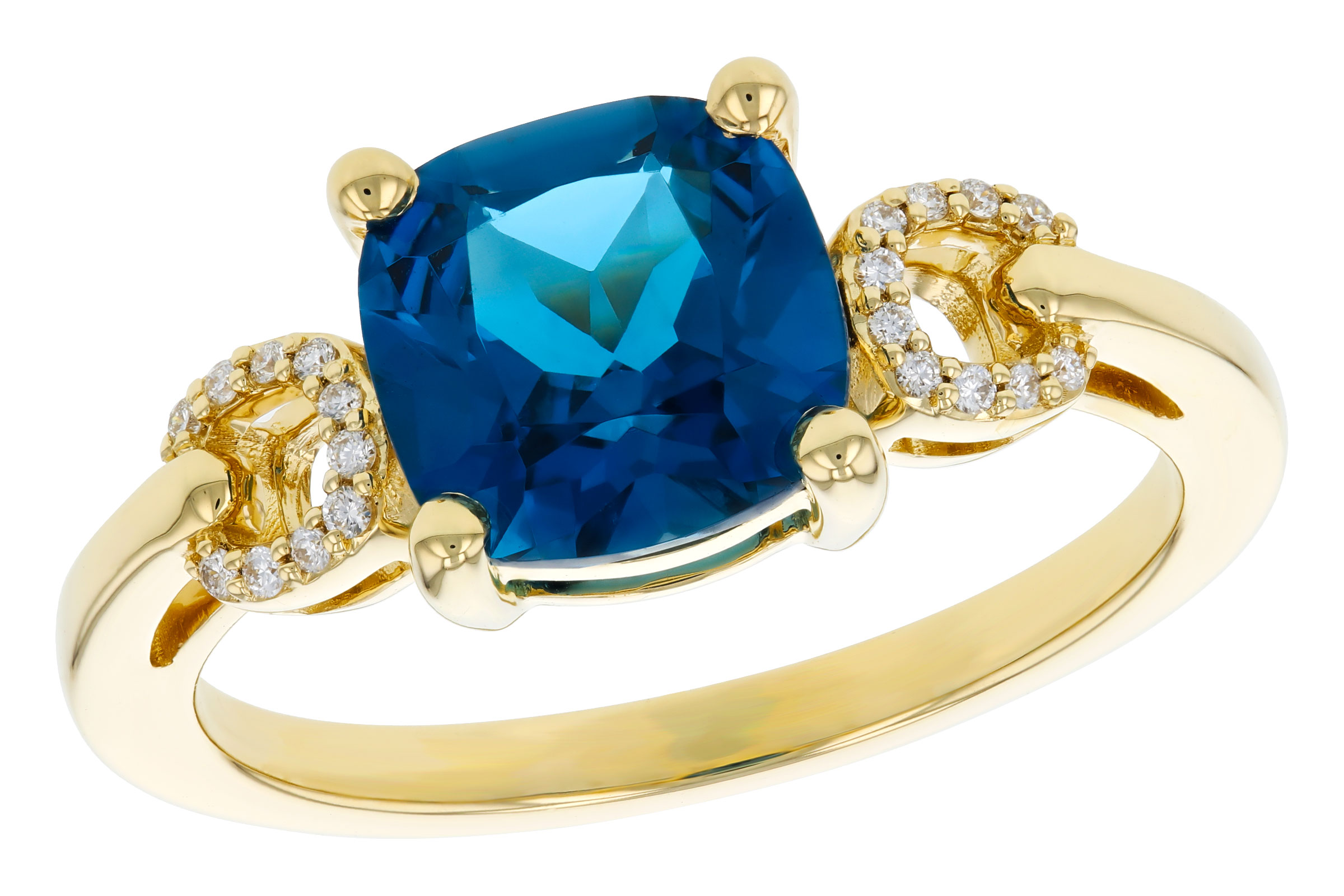 G330-65767: LDS RG 2.16 LONDON BLUE TOPAZ 2.21 TGW (8MM LBT)