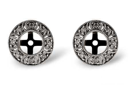 H055-26649: EARRING JACKETS .12 TW (FOR 0.50-1.00 CT TW STUDS)