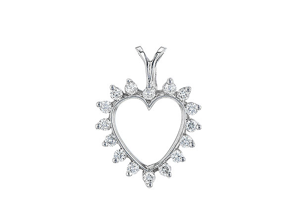 H061-57622: HEART PENDANT .23 TW