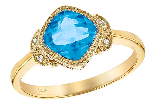 H241-61222: LDS RG 1.63 BLUE TOPAZ 1.65 TGW