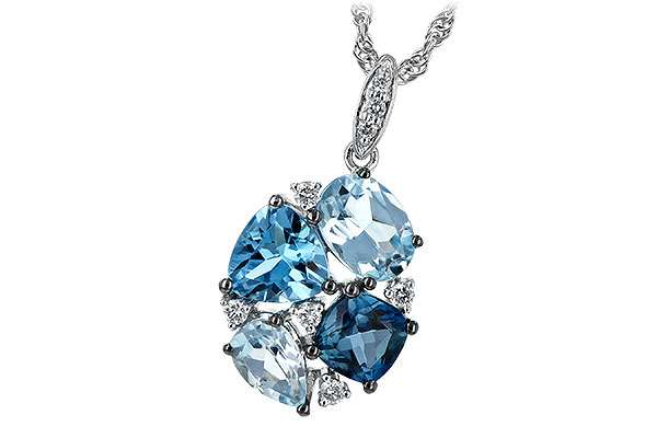 H244-28458: NECK 2.60 BLUE TOPAZ 2.70 TGW